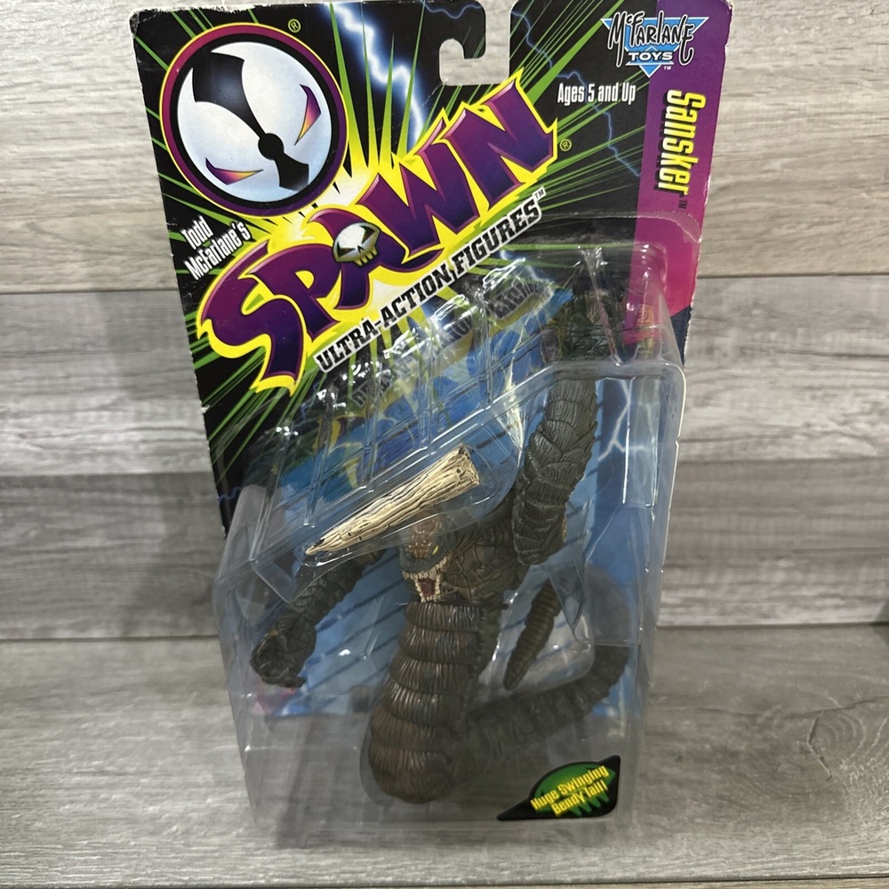 McFarlane Toys‎ Spawn Sansker Action Figure Series 6 Brown Good Vintage 1996